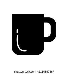 Mug-Symbol in trendiger Vektordesign-Illustration