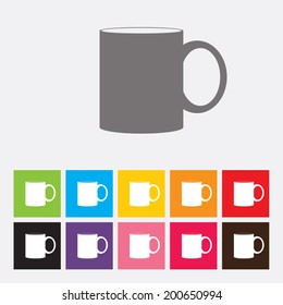 Mug icon - Vector