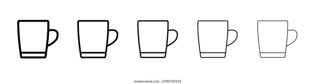 Mug icon Vector Art Illustration