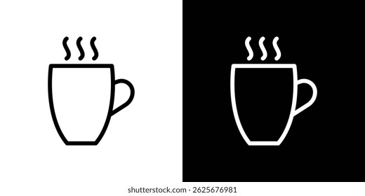 Mug icon vector collection. vector sign illustration