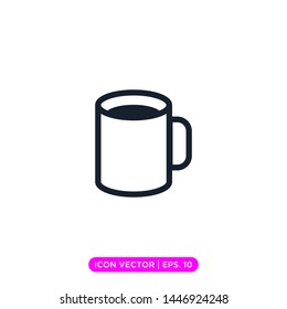 mug icon vector design template