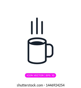 mug icon vector design template