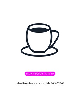 mug icon vector design template