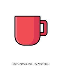 mug icon vector design template in white background