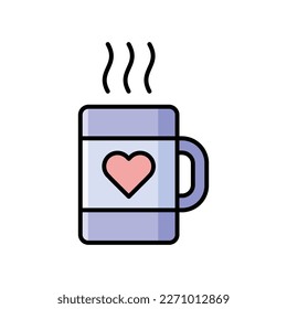 mug icon vector design template in white background