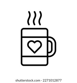 mug icon vector design template in white background