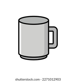 mug icon vector design template in white background