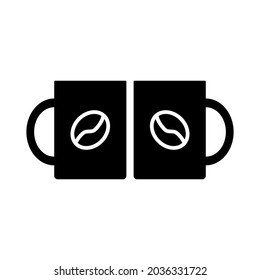 Vektorgrafik-Symbol in Mug