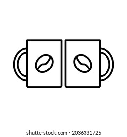 Símbolo de ilustración del vector de icono de mutación