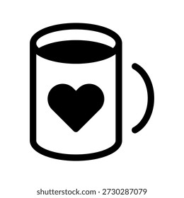 Ilustração de design de símbolo de vetor de ícone de caneca