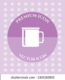 Mug Icon for Web, Applications, Software & Graphic Designs.