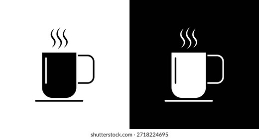 Mug icons. Vector Template Illustration Symbol Pixels Perfect