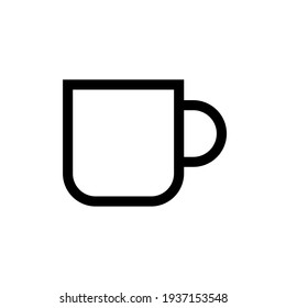 Mug icon,vector illustration. Flat design style. vector mug icon illustration isolated on White background, mug icon Eps10. mug icons graphic design vector symbols.