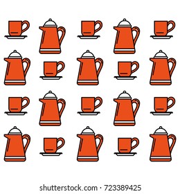 Mug and kettle