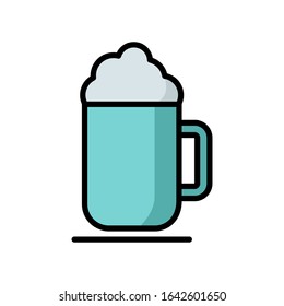 mug - kitchen utensils icon vector design template