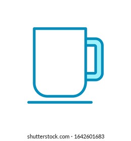 mug - kitchen utensils icon vector design template