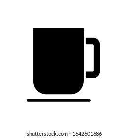 mug - kitchen utensils icon vector design template