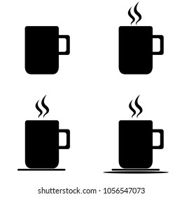 Mug. Mask of coffee cup.