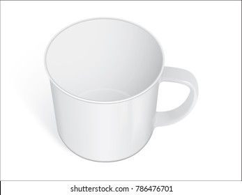mug mock up vector template Easy to change colors