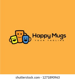 MUG, MUGS, LOGO, HAPPY, FRIENDLY, COLOR FULL, YOUNG