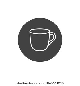 Mug With Outline Style Icon
