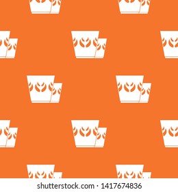 Mug pattern vector orange for any web design best