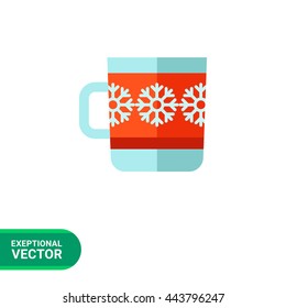 Mug with snowflakes