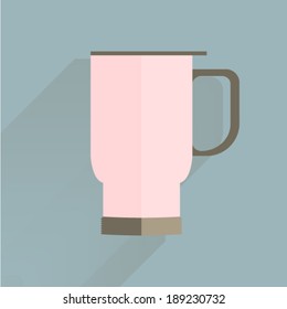 Mug stock vector