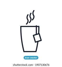 mug tea icon. mug drink for workspace and workplace symbol vector illustration.
