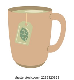 mug of tea icon isolated