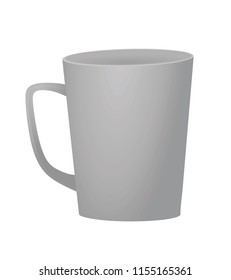 Mug template vector 