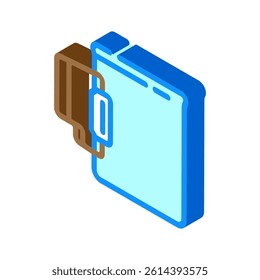 mug titanium ultralight isometric icon vector. mug titanium ultralight sign. isolated symbol illustration