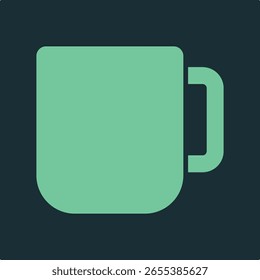 Caneca na moda vetor importante aplicável Projeto de ilustração fundo colorido.eps