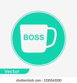 Mug vector icon sign symbol