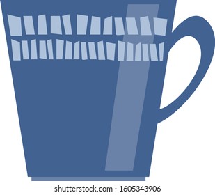 Mug vector illustration . coffee cups.