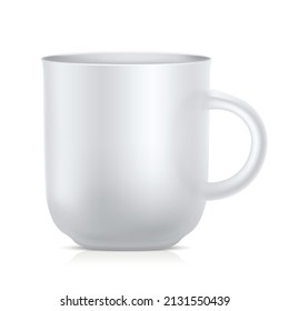 Mug vector illustration isolated on white background