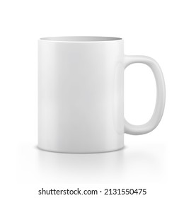 Mug vector illustration isolated on white background