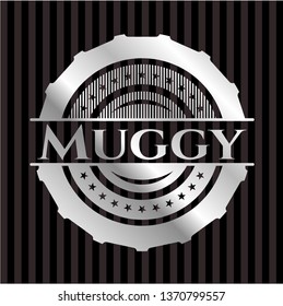 Muggy silver shiny emblem