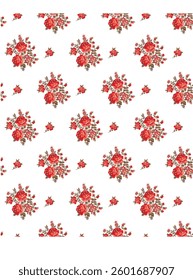 Mughal Art, Indian Style Motif  Isolated on a white Background. textile design textile print design,repeated print allower print 
