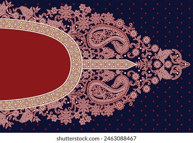 Mughal Arts and Ethic Textile Digital Motifs