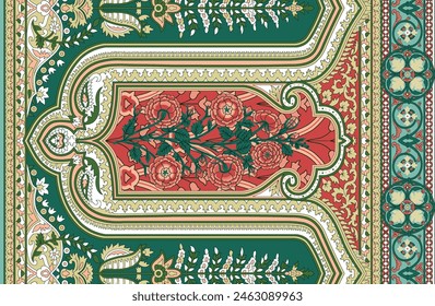 Mughal Arts and Ethic Textile Digital Motifs