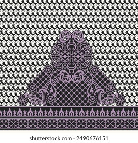 Mughal Arts and Ethic Textile Digital Motifs