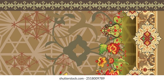 Mughal  Motif Arts And Ethnic Textile Digital Motifs