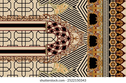 Mughal  Motif Arts And Ethnic Textile Digital Motifs