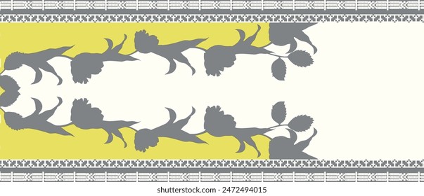 Mughal Motif Ornament Seamless Pattern Multi Color Motif Background