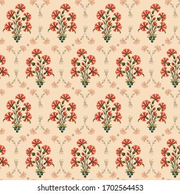 Mughal Motif  Pattern Background Design