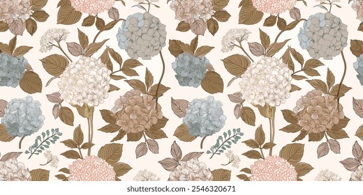 Mughal-Inspired Floral Ornamental Motif in Seamless Pattern Vector Repeat with a Lively Multicolor Palette, Perfect for Wallpaper and Wrapping.
