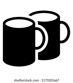 
Mugs containing hot coffee, coffee cup 
