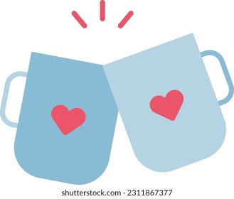 Mugs icon vector image. Suitable for mobile application web application and print media.