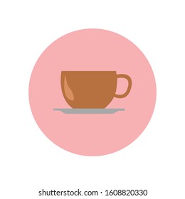 mugs simple illustration clip art vector